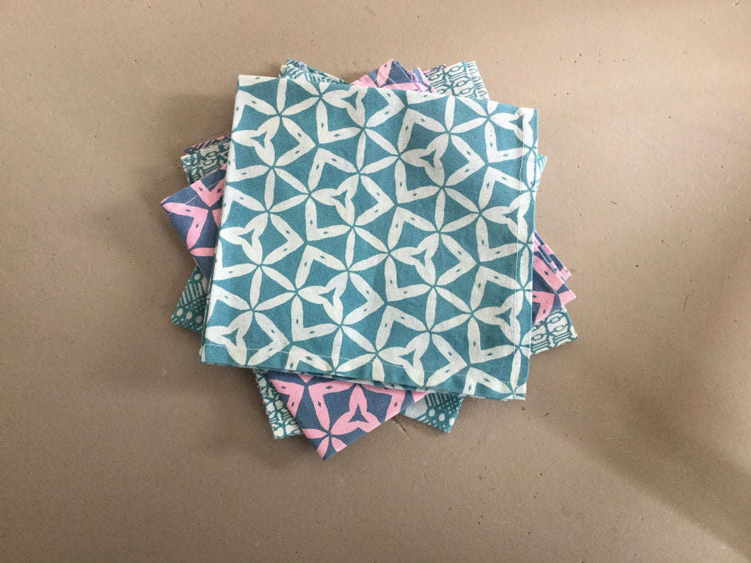 Blue Origami Napkin
